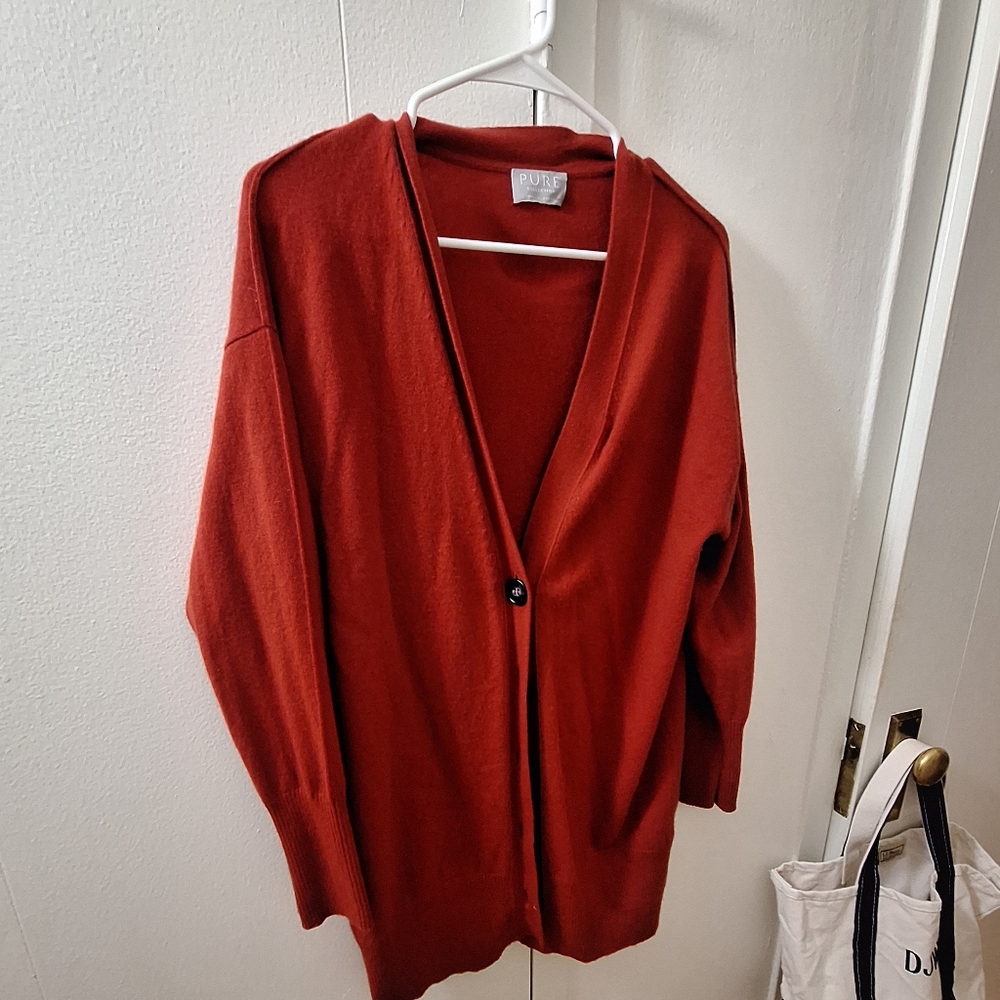 Pure Cashmere red sweater